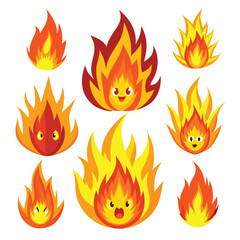 Fire Icons Set