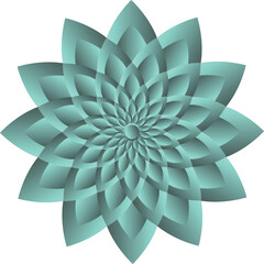This is simple and vector gradient flower background and it is editable.