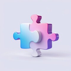 A simple minimalist puzzle piece icon with sharp edges, symbolizing problem-solving and teamwork.