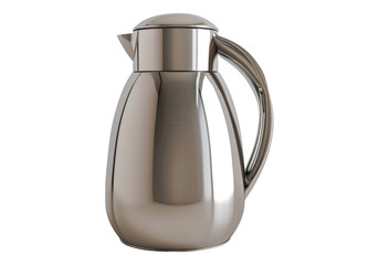 vacuum flasks isolated on transparent background.