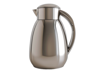 vacuum flasks isolated on transparent background.