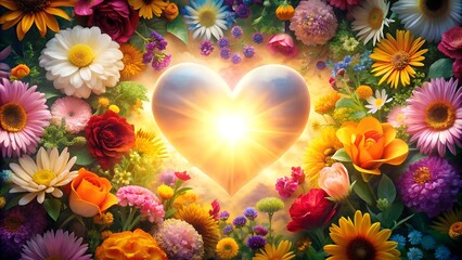 The Sacred Heart, Embracing a World in Bloom  Generative AI