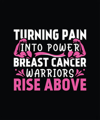 Breast Cancer Awareness Vector T Shirt Design Pink Ribbon Vector Design