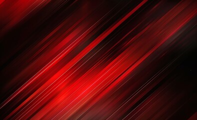 Red and black background with diagonal lines for copy space, abstract gradient wallpaper design presentation powerpoint template design