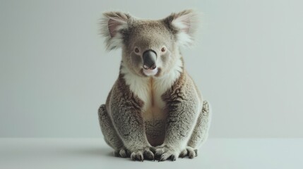 Fototapeta premium The Adorable Sitting Koala