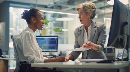 The manager and the employee