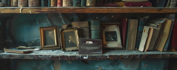 financial crisis with empty wallet concept