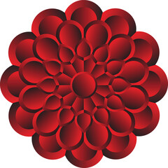 This is simple and vector gradient flower background and it is editable.