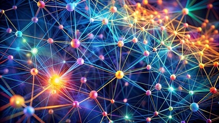 Neural Network Symphony: A Vibrant Tapestry of Interconnected Nodes  generative AI