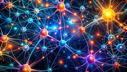 Neural Network Symphony: A Vibrant Tapestry of Interconnected Nodes  Generative AI
