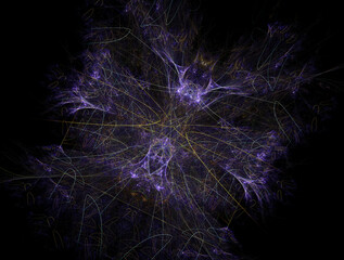 Imaginatory fractal abstract background Image