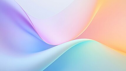 An abstract blend of soft pastel colors flowing elegantly, creating a serene and calming visual experience.