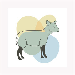 Animal silhouette vector