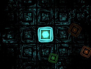 Imaginatory fractal abstract background Image