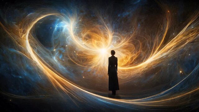 The quantum field, a swirling dance of energy and matter