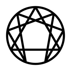 Enneagram icon template