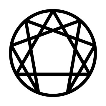 Enneagram icon template