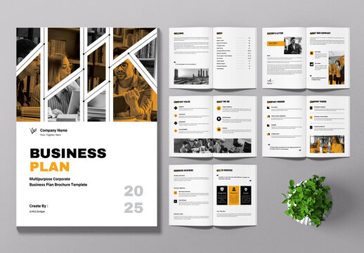 Business Plan Brochure Layout