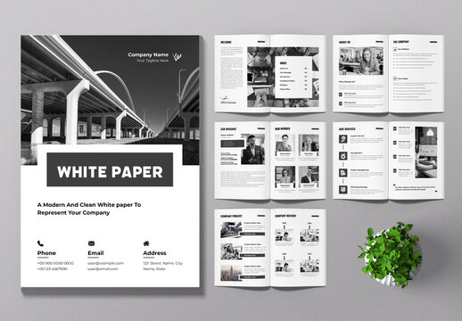 White Paper Template Layout