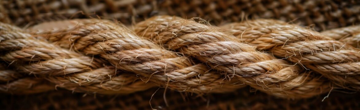 Handwoven Jute Macrame Wall Hanging for Decor and Design, Set Against a Fishing Rope Background with Artistic Flair