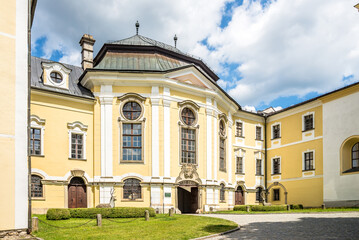 View at the Zdar castle in Zdar nad Sazavou - Czech Republic