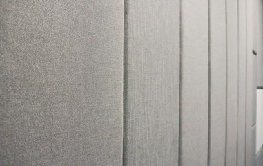 Fototapeta premium Fabric acoustic panel installed on wall.
