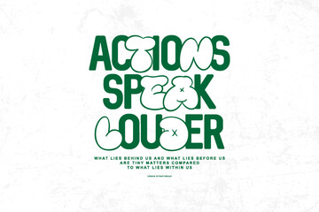 Fototapeta premium streetwear typography poster design inspiration templates 