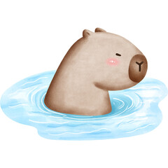 This animal is called a capybara
