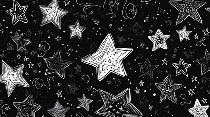 A contemporary interpretation of twinkling light and sparkling glitter, perfect for projects related to magical parties and modern design.
