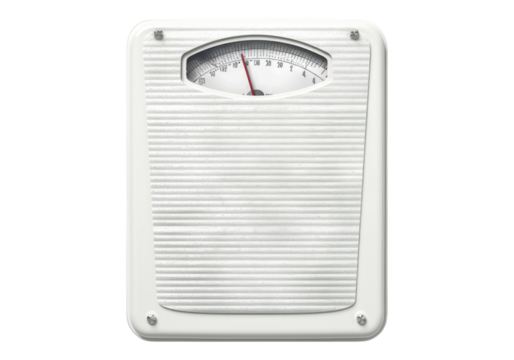 weight scale isolated on transparent background.