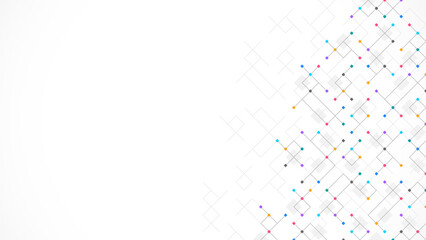 Minimalistic vector texture with linear squares pattern. Creative idea of modern design with abstract geometric background
