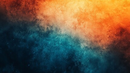 Fototapeta premium Teal orange black color gradient background, grainy texture effect, poster banner landing page backdrop design, Generative AI