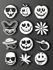 A plate of colorful decorated cookies arranged neatly on a table