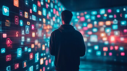 Overwhelmed by Social Media: Visualizing the Digital Overload