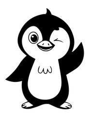 Penguin Icon EPS File 