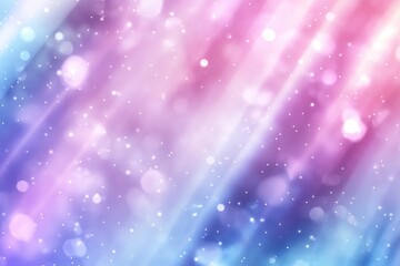 Abstract blurred background with white and pastel purple holographic lights.