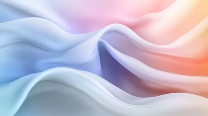 Obraz premium Elegant abstract background with soft wavy lines and gradient tones, creating a sense of movement
