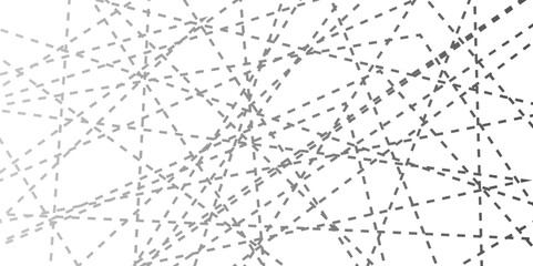 Abstract black lines with white background. Geometric lines with banner design. Abstract grey and silver random chaotic liens with many squares and triangles shape background.