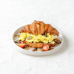 Mushroom & Egg Croissant