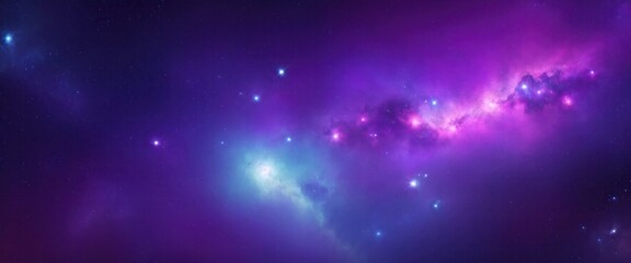 Fototapeta premium Space background with nebula and stars