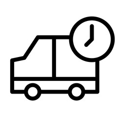 Parcel icon vector. delivery illustration sign. mail. Post symbol. Mail logo.