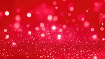 New Red Bokeh Glowing glitter lights Wallpaper Background