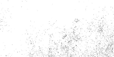 Abstract Grunge Background, Black and White Texture with Cracks, Chips, and Dots Isolated. Black and white mottled seamless pattern. Small grunge sprinkles, particles, dust and spots texture.