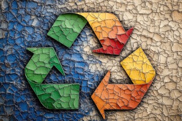 Recycling Symbol Representing Environmental Sustainability and Eco-Friendly Practices