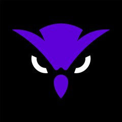 Owl Head Vector Logo Design Template