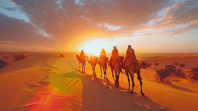 Camel Riding at Dubai's Desert Safari