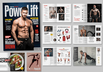 Sport & Fitness Magazine Template