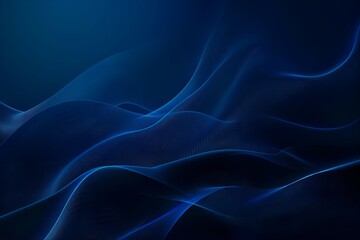 Fototapeta premium Elegant Dark Blue and Black Flowing Abstract Background