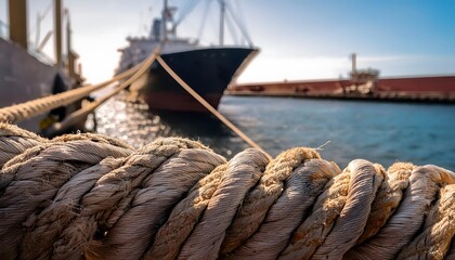 Obraz premium Ship in the harbor