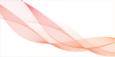abstract wave line white background.